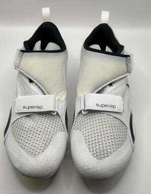 Nike SuperRep Cycle White Black Indoor Cycling Shoes CW2191-100 Size 12